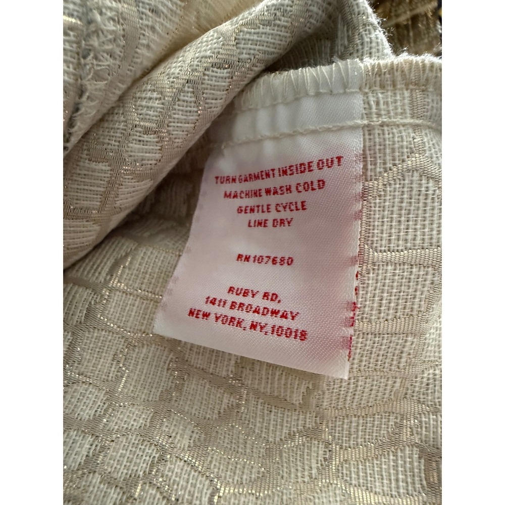 Ruby Rd. Womens Size‎ 18 Metallic Silver Crocodile Print Jacket Christmas - Picture 4 of 4